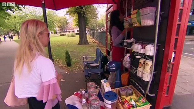 Londres: Cabine téléphonique rouge - Coffee shop