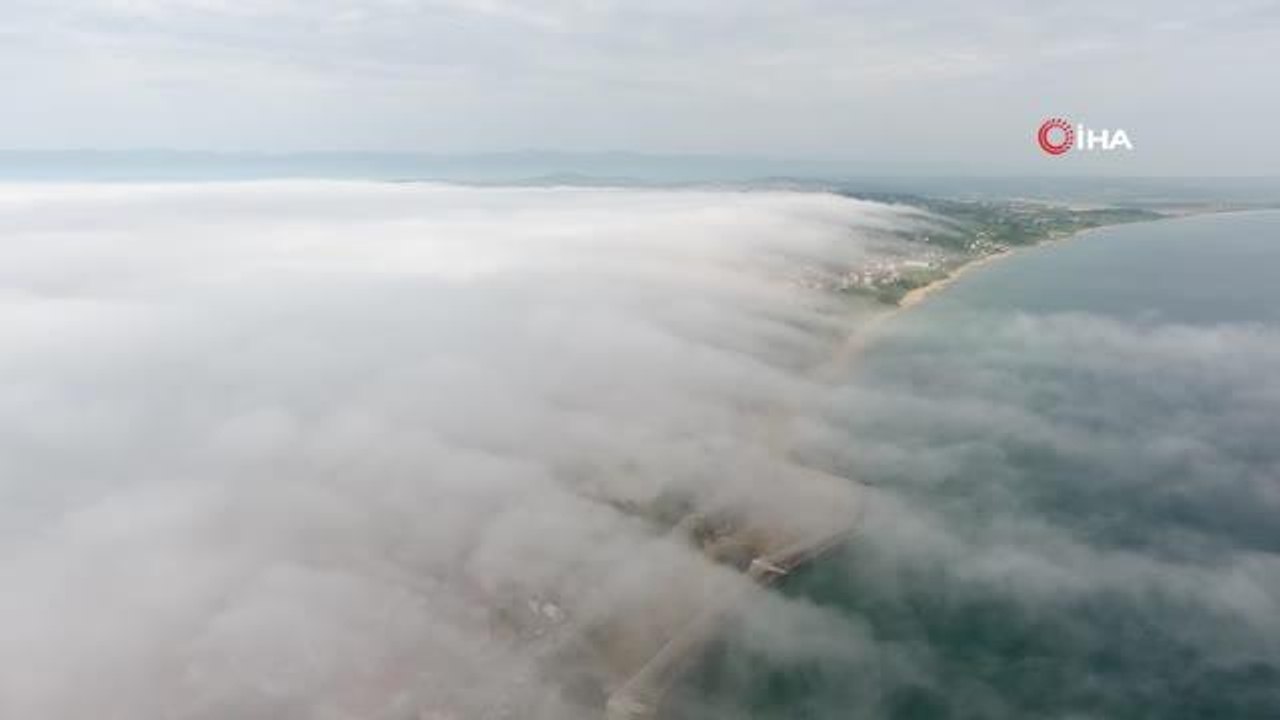 Sinop'ta sis bulutunun mest eden güzelliği
