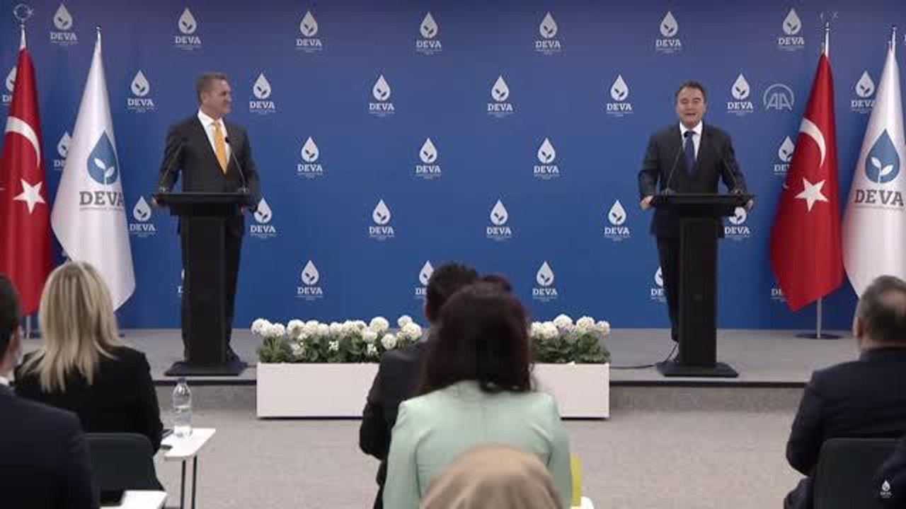 TDP Genel Başkanı Sarıgül'den DEVA Partisi Genel Başkanı Babacan'a ziyaret