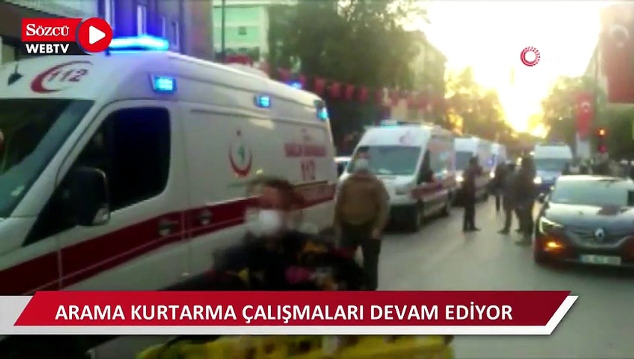 Malatya’da bina çöktü, enkaz altında kalanlar var