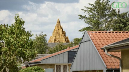 Au Danemark, le plus haut château de sable jamais construit est rentré dans le Guinness des records en juillet 2021