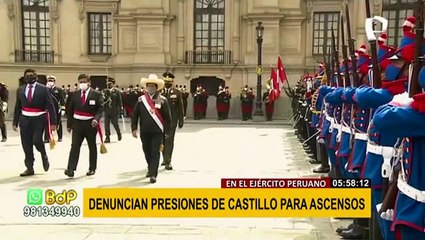 Congreso: Defensa cita a ex comandantes generales del Ejército y de la Fuerza Aérea
