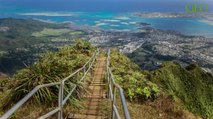 Hawaï : trop dangereuses et coûteuses, les célèbres Haiku Stairs vont être démantelées