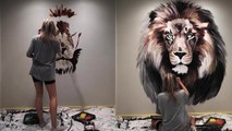 'UK artist paints STUNNING wall mural for Aston Villa goalie *TIMELAPSE*'