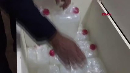 SAHTE İÇKİ ÜRETEN ŞÜPHELİ YAKALANDI