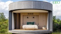 Airbnb propose un séjour d’une nuit dans une petite maison de verre au cœur du parc des Volcans d’Auvergne…pour le prix de 1 euro
