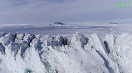 En juin 2021, des scientifiques ont constaté qu'un immense lac avait disparu dans la barrière d'Amery à l'Est de l'Antarctique