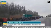 Bielorrusia envía a miles de personas al asalto de la frontera con Polonia