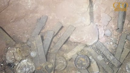 En explorant une mine fermée depuis 40 ans, cet étudiant en histoire a découvert un véritable trésor historique