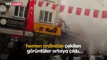 Malatya'da binanın çökmesi sonrası ilk görüntüler ortaya çıktı