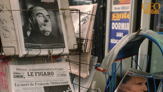 Le 8 janvier 1996, le jour où les Français apprennent la mort de François Mitterrand