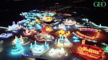 Chine : l'édition 2021 du festival de sculptures sur glace de Harbin a ouvert ses portes !