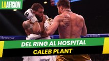 Canelo Álvarez envió a Caleb Plant al hospital tras pelea