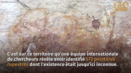 Des peintures rupestres découvertes en Australie