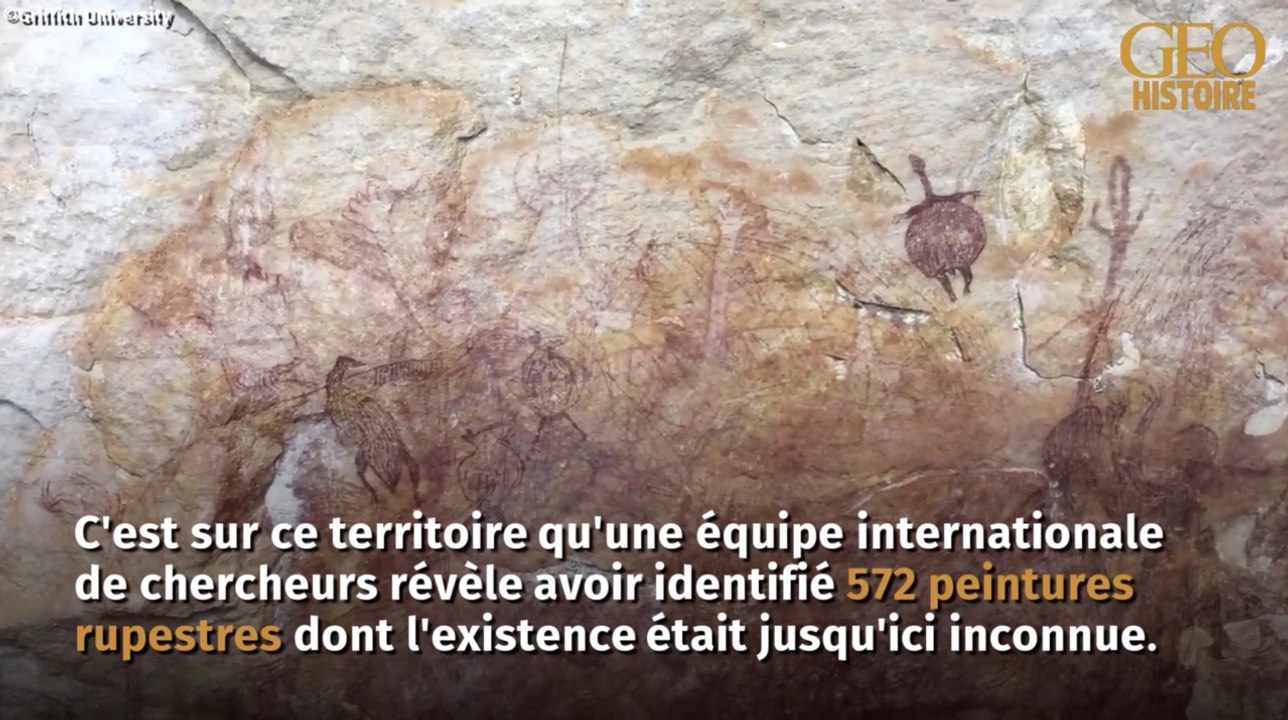 Des peintures rupestres découvertes en Australie