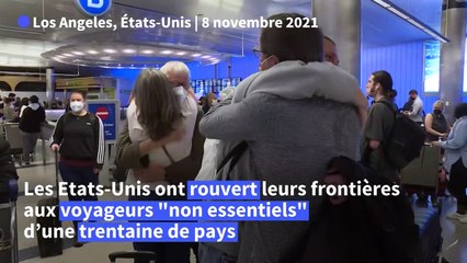 Aux Etats-Unis, des Français retrouvent leurs proches après la réouverture des frontières