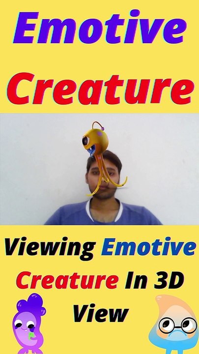 Viewing Emotive Creature In 3D View