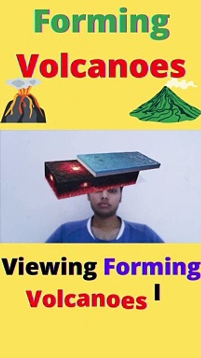Viewing Forming Volcanoes In 3D View