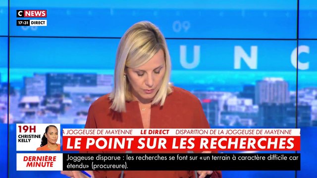 Joggeuse disparue en Mayenne: La procureure indique que l'enquête est ouverte pour enlèvement et séquestration - Un homme est en garde à vue depuis et son emploi du temps est en train d'être vérifié
