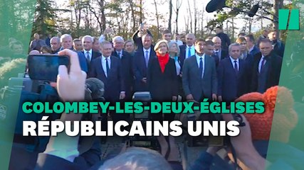 En hommage à de Gaulle, les Républicains posent pour une photo de famille post-débat