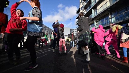 Extinction Rebellion climate ceilidh