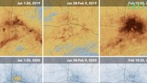 Des images de la Nasa montrent une baisse de la pollution en Chine depuis le coronavirus