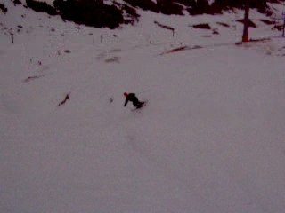 Mabite dans sa crevasse