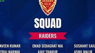 Pro kabaddi dabang delhi squad
