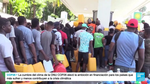 La crisis de combustible impide la distribución de agua potable en Haití