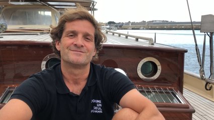 Route du rhum : Eric Bellion, le navigateur qui vogue pour les handicapés [GEO]
