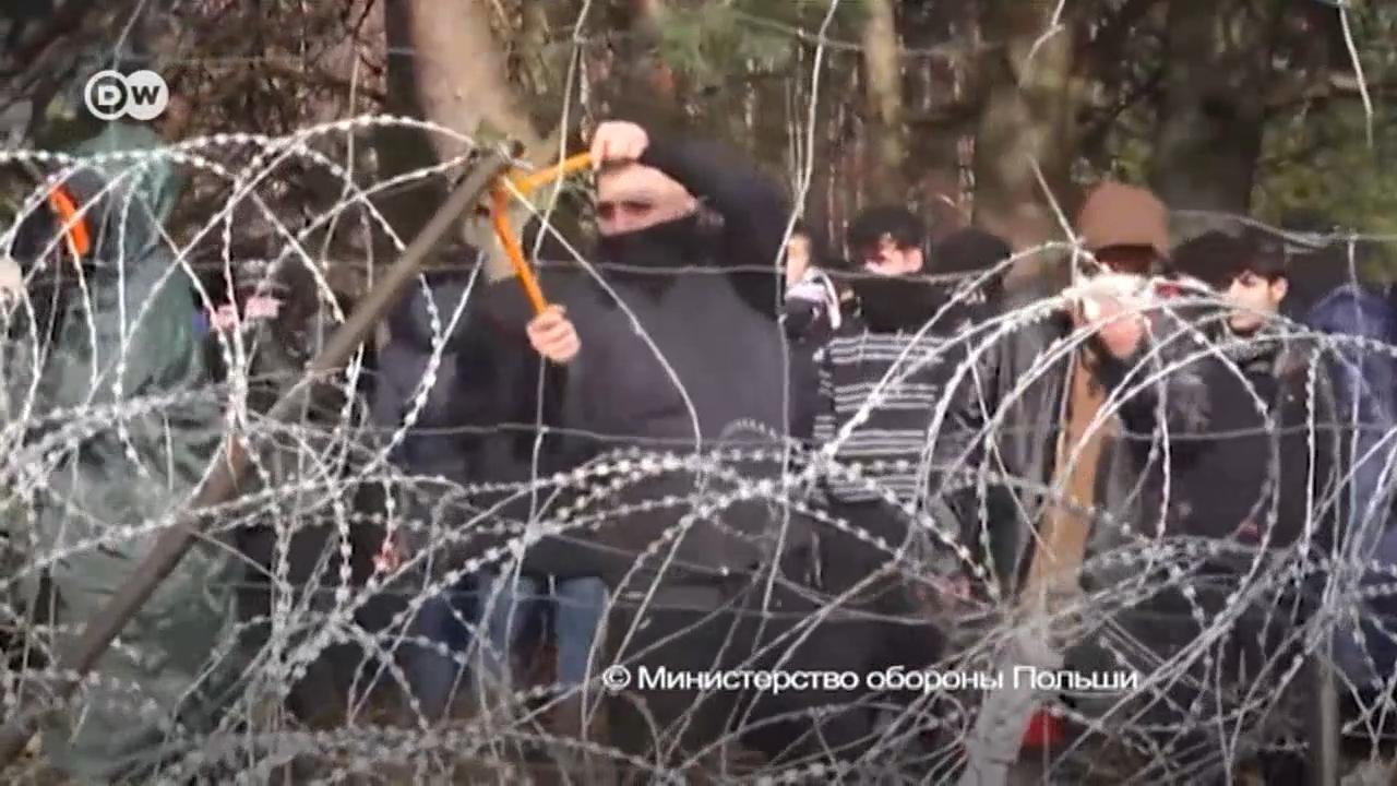 Атака Лукашенко на Евросюз: что происходит на белорусско-польской границе (09.11.2021)