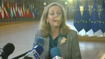 Calviño explica que España cumplirá con sus objetivos fiscales aunque Bruselas recorte sus previsiones