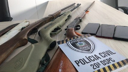 Operação Policial resulta na prisão de 2 indivíduos e apreensão de armas, na região de Cajazeiras