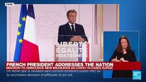 France's Macron calls on all citizens to get Covid-19 jab as soon as possible