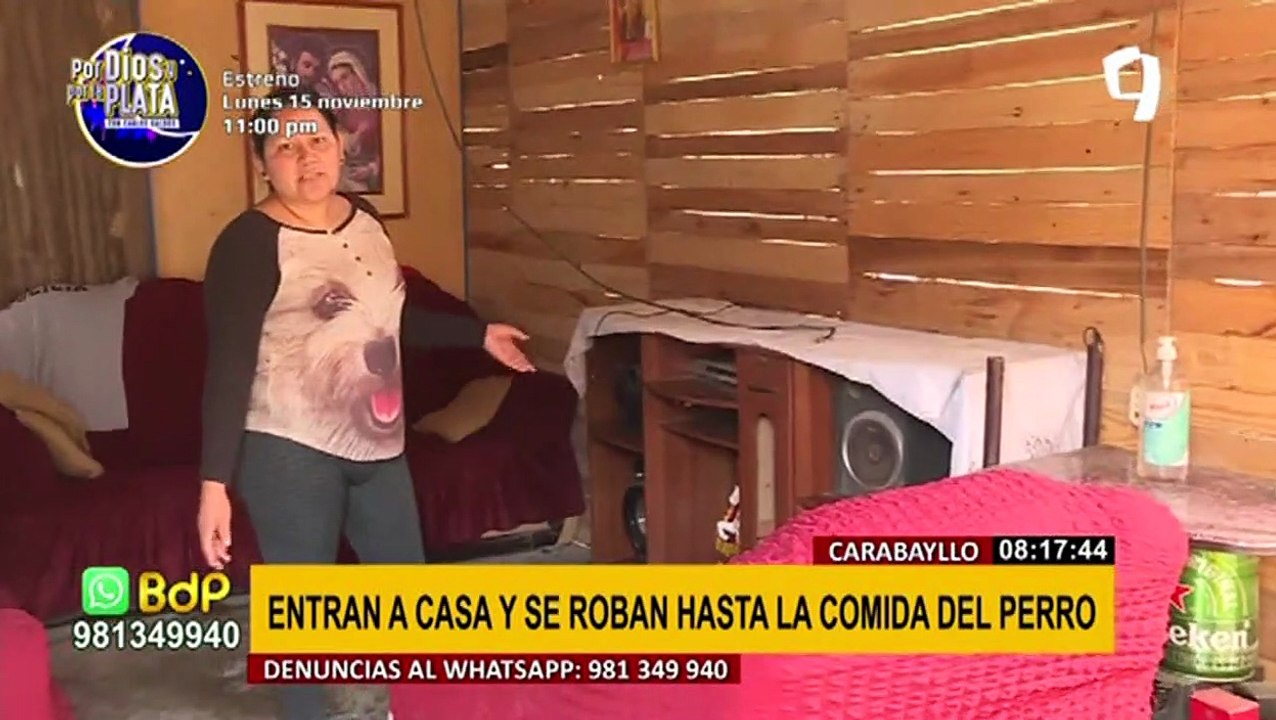 Carabayllo: delincuentes roban casa y se llevan hasta la comida del perro