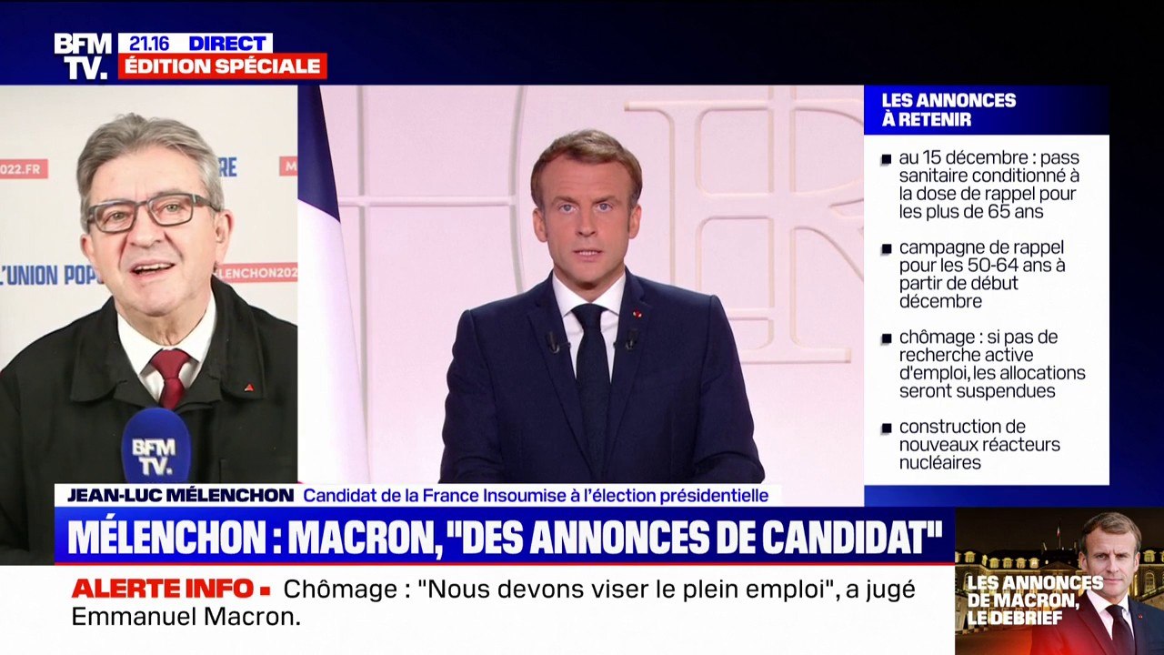 Jean-Luc Mélenchon: "La question des retraites fait partie du vote de la prochaine présidentielle"