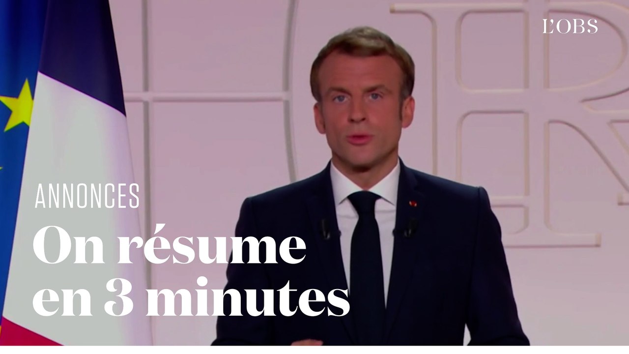 Macron : les 7 annonces à retenir du discours du président de la République