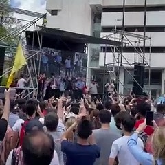 Javier Milei en el cierre de campaña