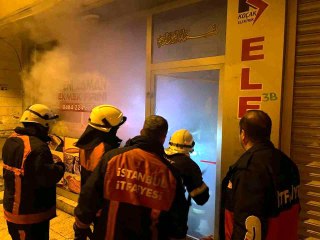 Fırında çıkan yangın korkuttu