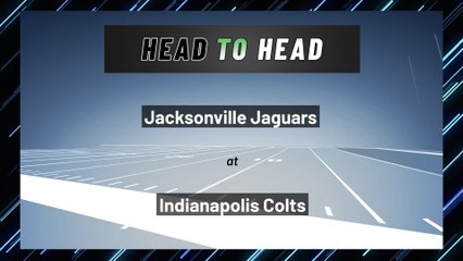 Jacksonville Jaguars at Indianapolis Colts: Spread