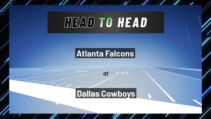 Atlanta Falcons at Dallas Cowboys: Over/Under