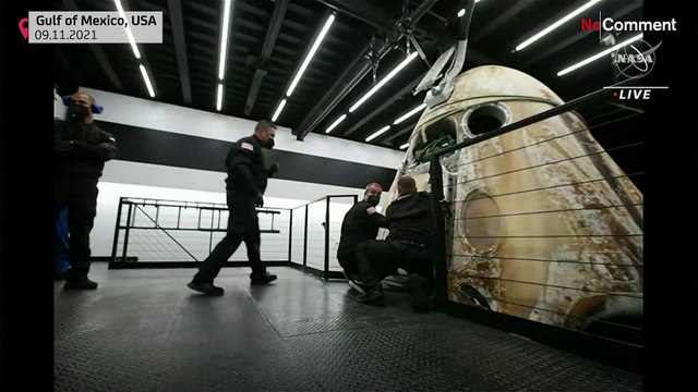 شاهد | هبوط ناجح لكبسولة سبيس إكس القادمة من محطة الفضاء الدولية