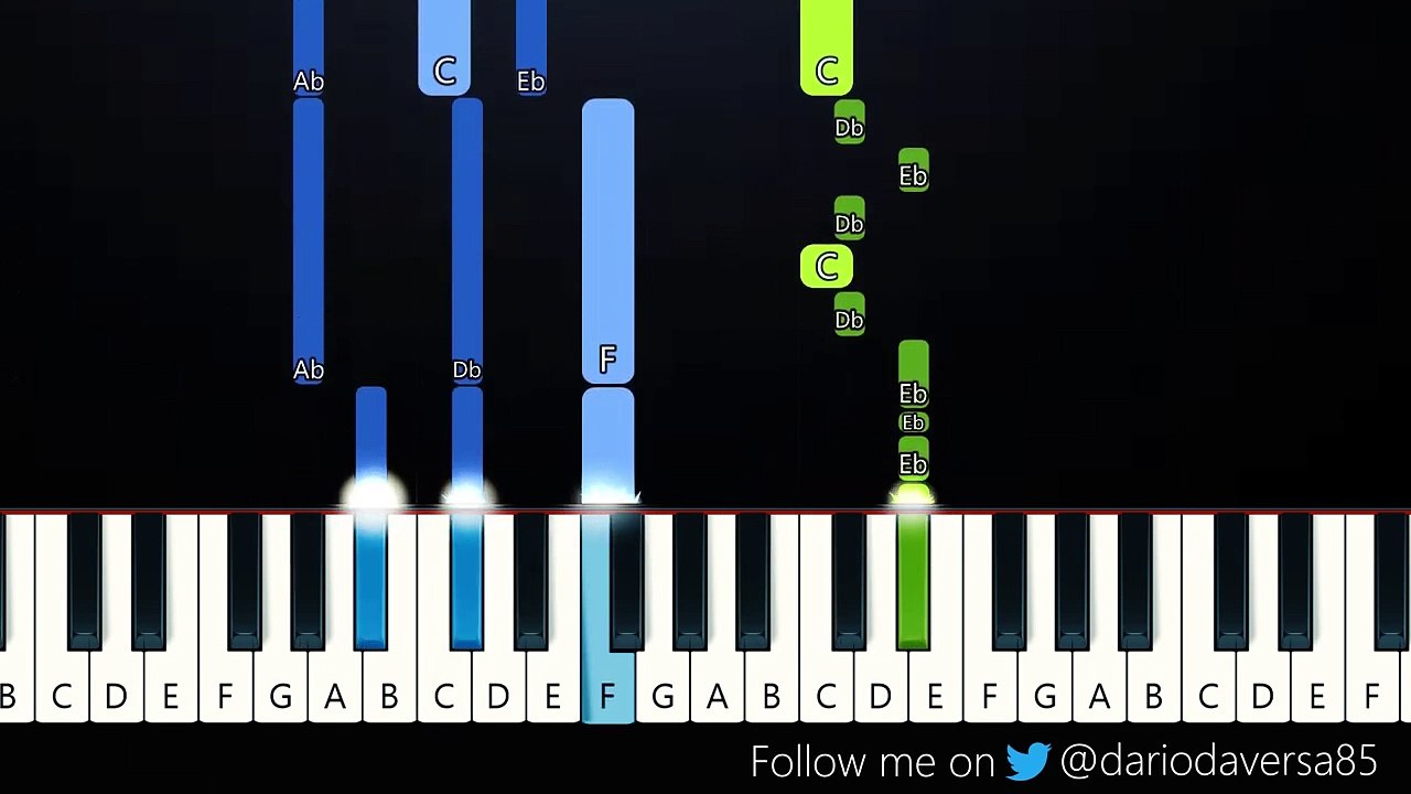Ruth B. - Dandelions (Piano Tutorial)