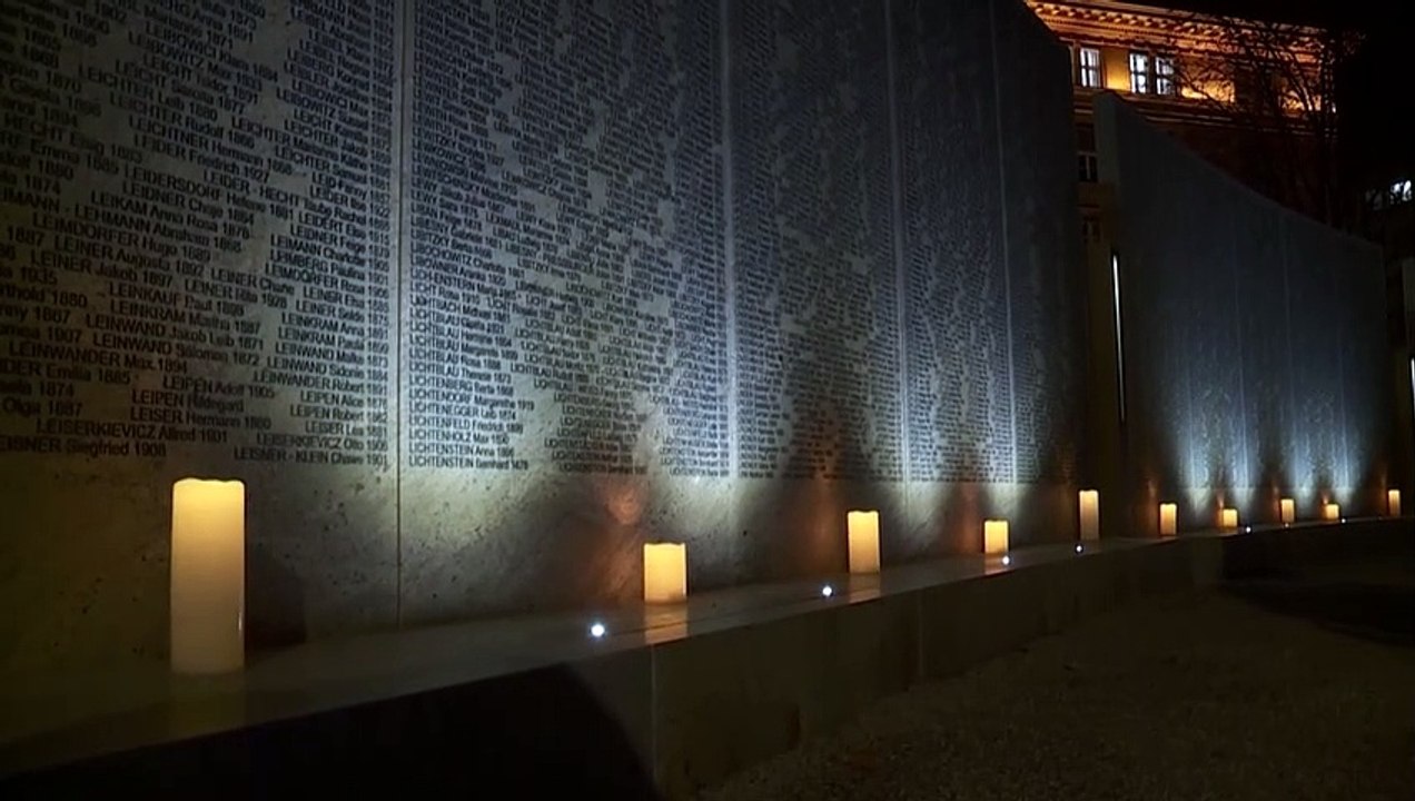 'Muro dos Nomes' homenageia vítimas judias do nazismo na Áustria