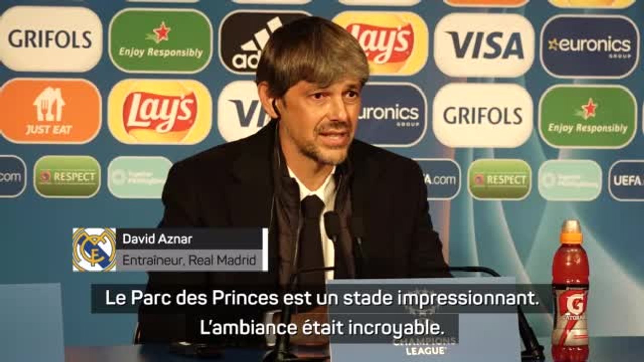 Real Madrid - L'entraîneur merengue impressionné par l'ambiance du Parc des Princes