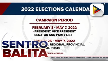 Pangulong Duterte, nanawagan sa Comelec na payagan ang mga kandidato na personal na mangampanya kahit limitado lang