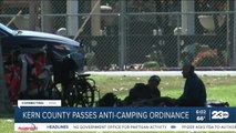 Kern County passes anti-camping ordinance