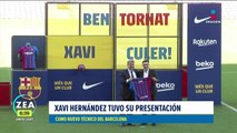 Xavi fue presentado como nuevo técnico del Barcelona