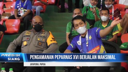 Kapolda Papua Tinjauan Pertandingan Badminton Peparnas XVI Papua