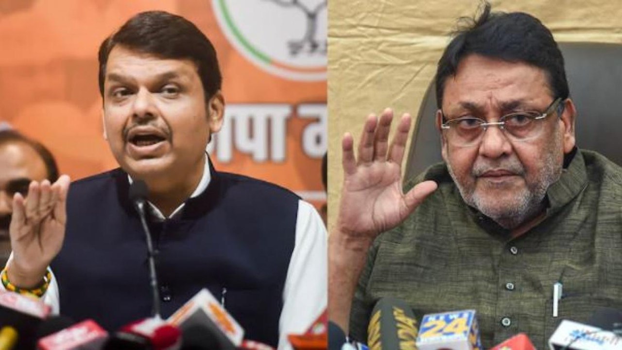 Fadnavis-Nawab Malik fight, Chhath puja arghya & more